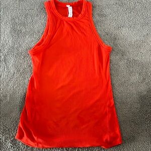 Lululemon Women's Orange Tank Top